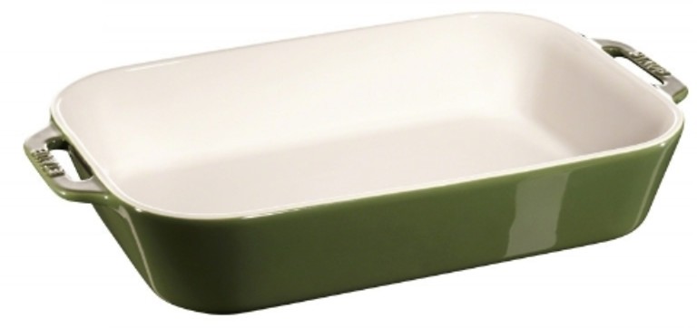 Staub Staub -prostokątny półmisek ceramiczny, zielony 40510-811-0