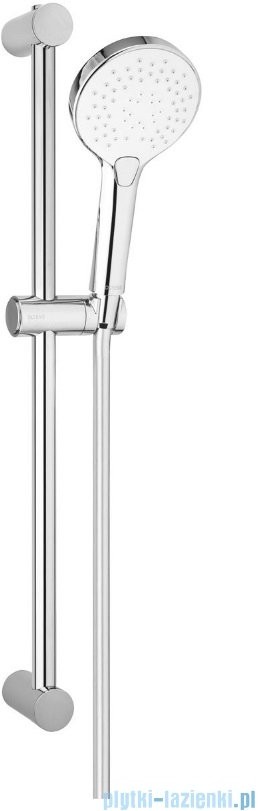 Oltens Driva EasyClick Alling 60 zestaw prysznicowy chrom/biały 36001110