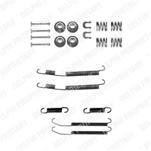 DELPHI Zestaw dodatków, szczęki hamulcowe LY1235