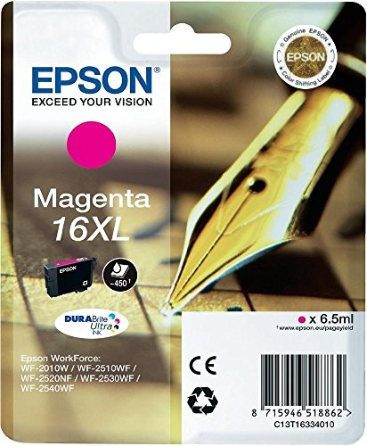 Epson Wkłady atramentowe  c13t16334022 Magenta Original Pack of 1 2666404