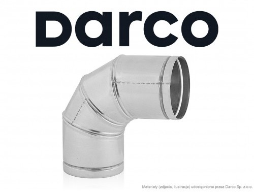 DARCO Kolano nastawne regulowane 0-90° 160mm KNS160/90-OC