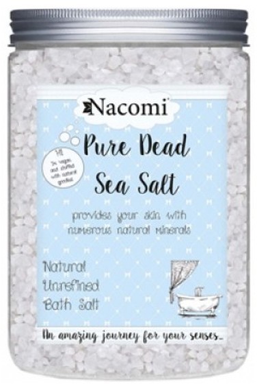 Nacomi sól do kąpieli z Morza Martwego - naturalna nieoczyszczona