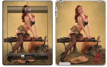 Apple Diabloskinz Diabloskinz B0024-0064-0025 Vinyl Skin do iPad 2 Pin-Up Kelly 5055667825218