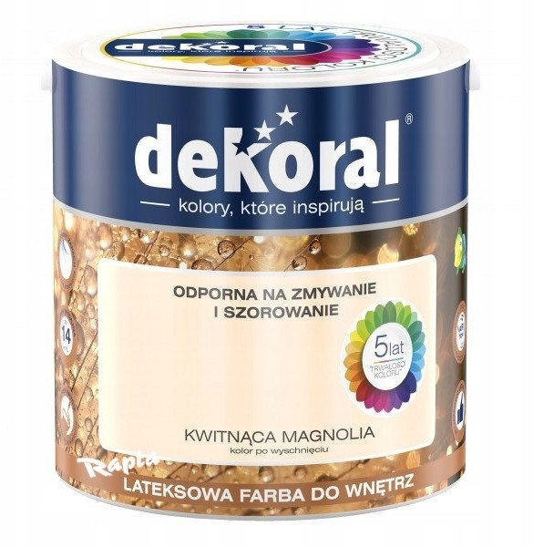 Dekoral Akrylit W 2,5L Kwitnąca Magnolia farba mat