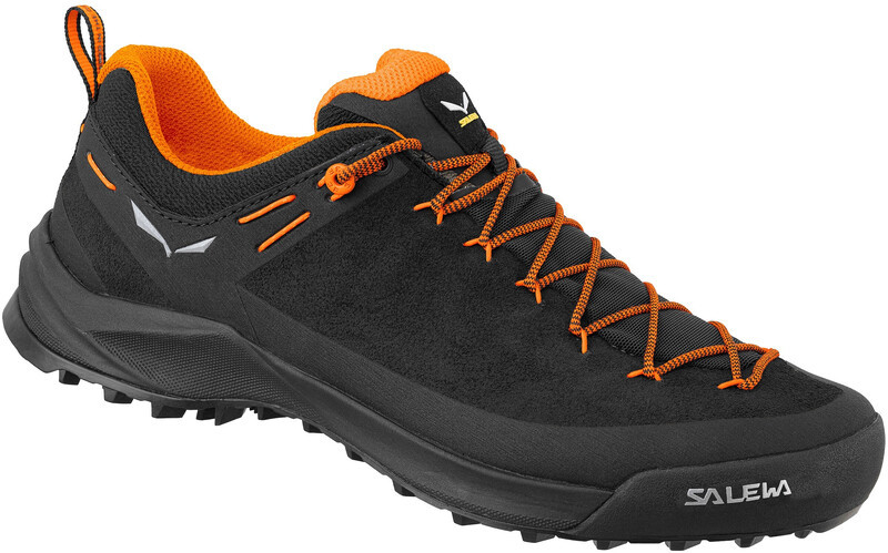 Salewa Wildfire Leather Shoes Men, czarny/pomarańczowy UK 10 | EU 44,5 2022 Buty podejściowe 00-0000061395-938-10