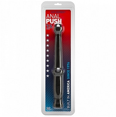 Doc Johnson BUILT IN Ręczne Dildo pałka z rękojeścią - Anal Push - Black - 0269-06-CD 0269-06-CD