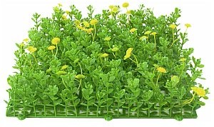 Europalms EUROPALMS Mata trawiasta, sztuczna, zielono-żółta, 25x25 cm 82600087