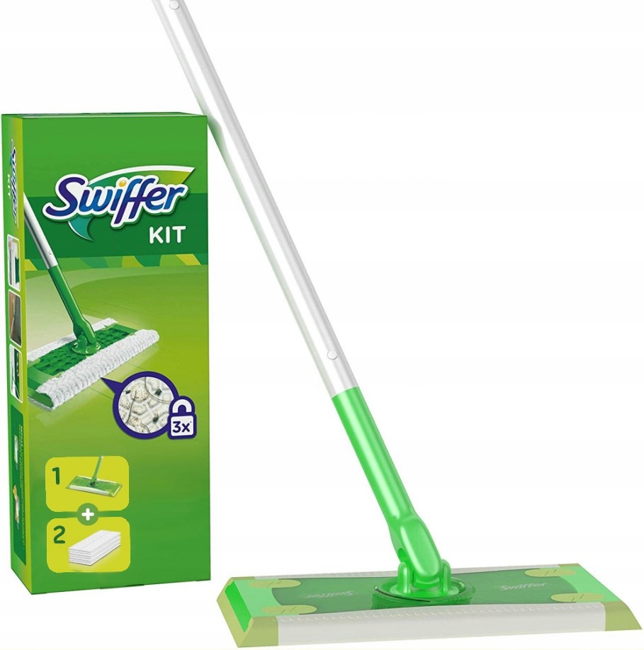 Swiffer Kit Mop Zestaw Startowy 2 Wkłady Z Niemiec