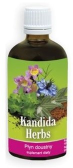 Inwent herbs Kandida Herbs 100ml Inwent Herbs Pau darco Vilcacora Lebiodka Liść oliwki Czarnuszka IH16