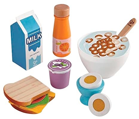 HaPe E3172 Zestaw śniadaniowy, fantazja kuchenna z akcesoriami śniadaniowymi dla dzieci E3172