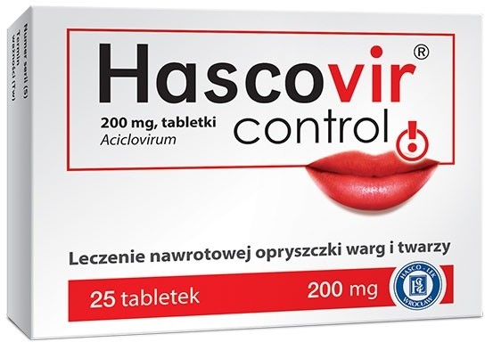 Hasco-Lek Hascovir Control 200mg x25 tabletek
