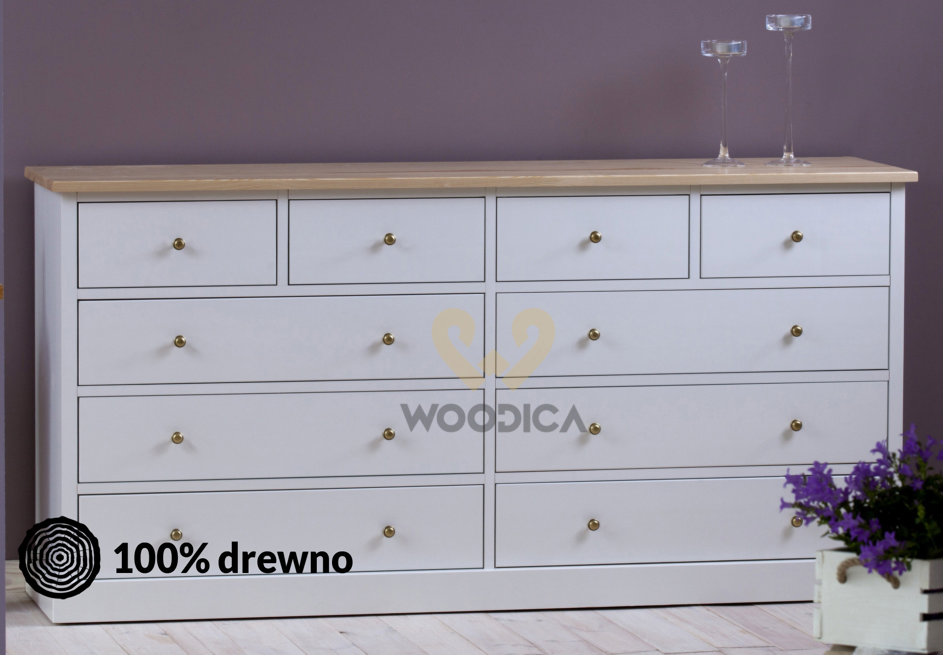 Woodica 01.Komoda Nicea 10s (nicea-01)