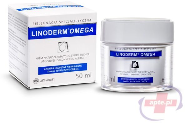 Ziołolek sucha LINODERM OMEGA krem natłuszczający 50g