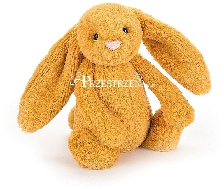 Jellycat MASKOTKA Pluszowy Królik - Szafranowy / Bashful Bunny 18 cm BASS6SF