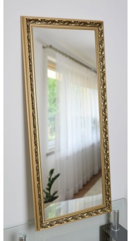 Łukasz Ochwat Alfaram Lustro w ornamentowej zdobionej ramie 7004003, Lustro w ramie: 60x160