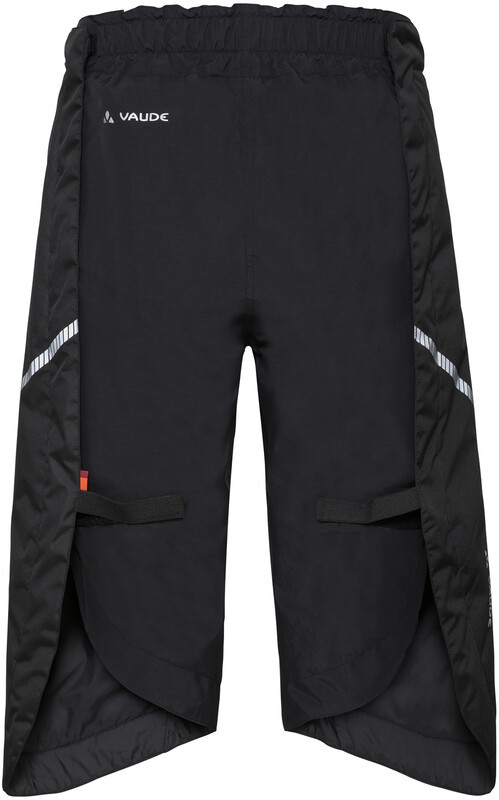 Vaude Bike Chaps wyściełane, black XS/S 2020 Nogawki 412580105200