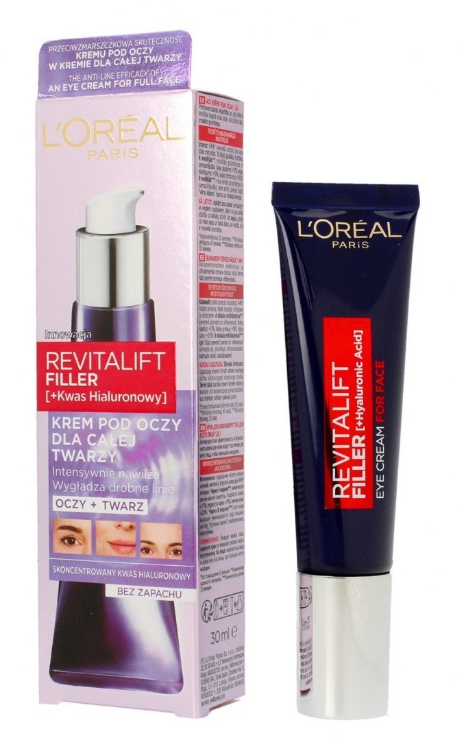 Loreal REVITALIFT FILLER Krem pod oczy i dla całej twarzy 30ml 123621