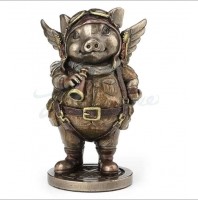 Veronese STEAMPUNK ŚWINIA PILOT WU77522A4