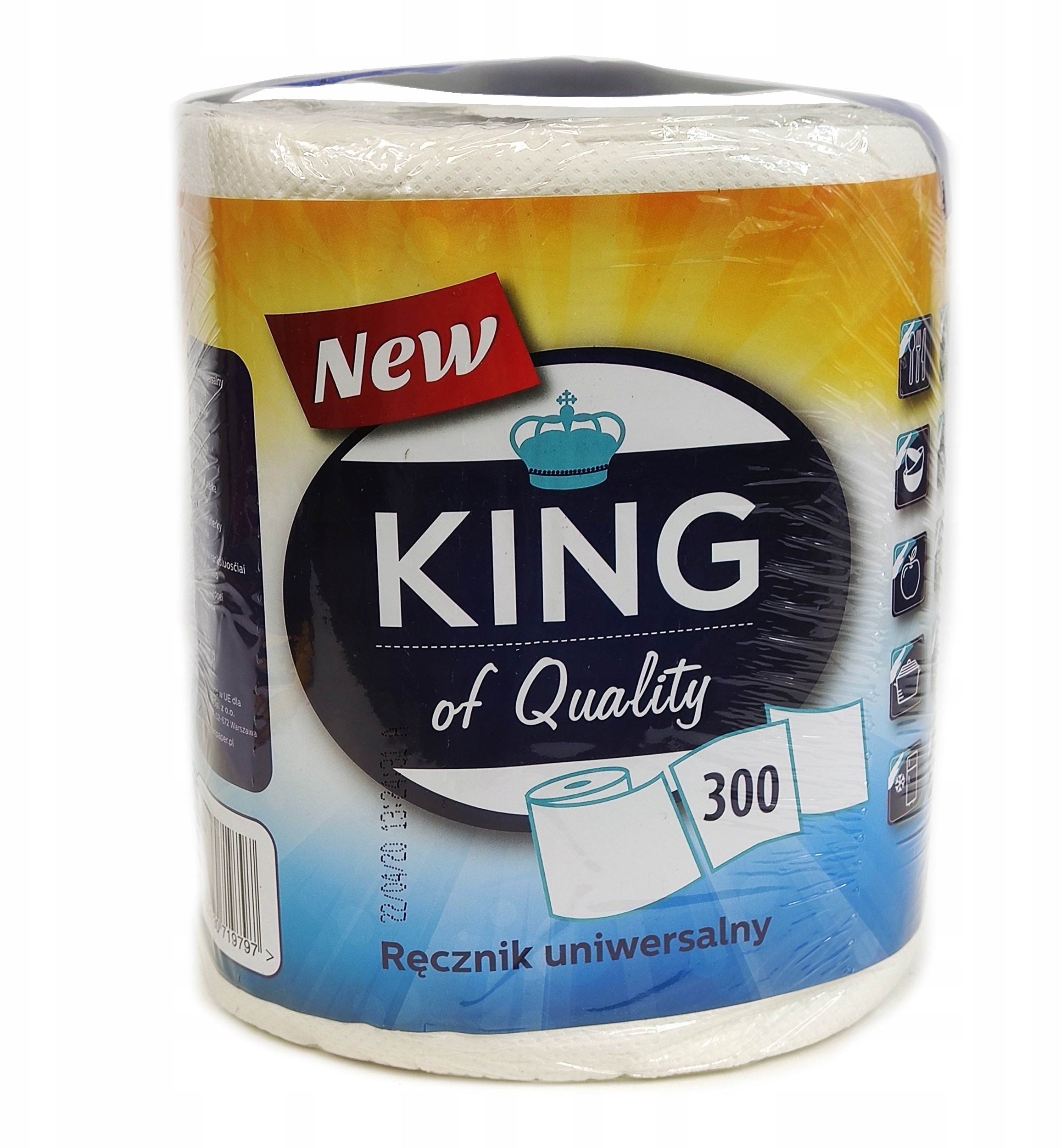 Ręcznik Papierowy Kuchenny King 300 Listków Jumbo