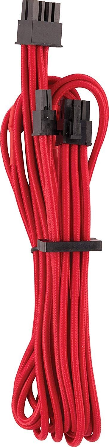 Corsair Premium Sleeved PCIe Cable Type 4 Gen 4 red