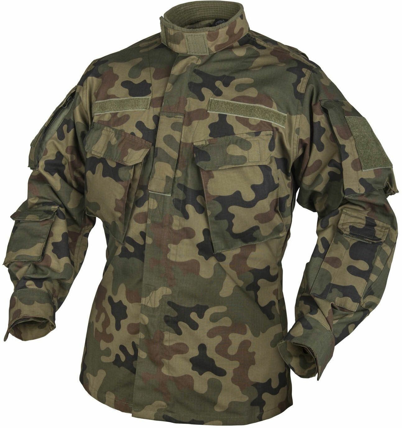 Helikon tex Bluza CPU - PolyCotton Ripstop - PL Woodland - 2XS/Regular (BL-CPU-PR-04-B01) HE.BL-CPU-PR-04-B01