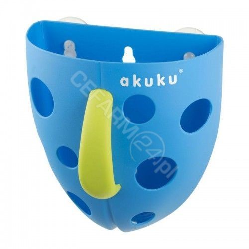 Akuku AL-BiS pojemnik na zabawki kąpielowe A0347 niebieski