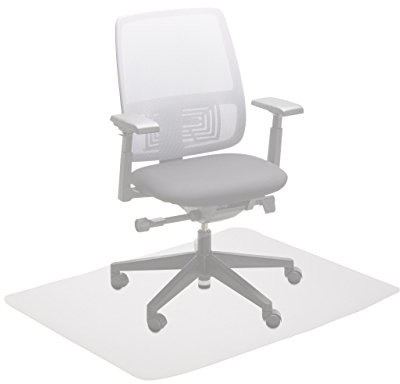 Relaxdays krzesło biurowe podkładka w 3 rozmiarach, odpornej na zarysowania mata ochronna na podłogę z PE, schalldaemmende podkładka matowa, biała 10022316_772