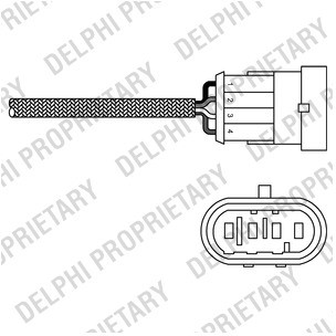 DELPHI Sonda lambda DELPHI ES20277-12B1