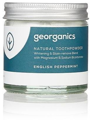 Georganics Georganics, proszek do czyszczenia zębów English Peppermint, 60 ml