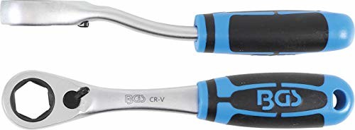 BGS 2181-2 | Grzechotka przełączana wtykowa | Odcięcie sześciokątne 19 mm | drobne uzębienie | ergonomiczna | antypoślizgowa | Grzechotka | Grzechotka