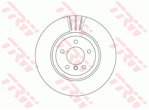 TRW Tarcza hamulcowa DF6624S