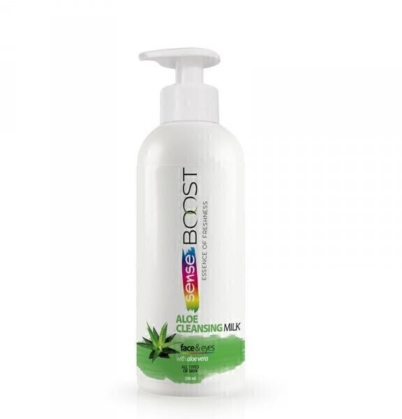 SENSEBOOST ALOE CLEANSING MILK ALOESOWE MLECZKO DO DEMAKIJAŻU 250ml 7337