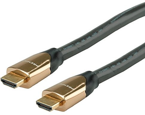 Rotronic ROLINE 11045805 Premium Ultra HD kabel HDMI z Ethernet, wtyczka, 7,5 m Czarny 11045805