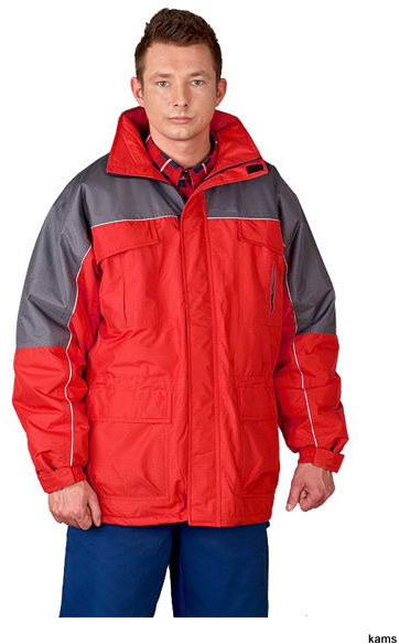 Reis WIN-RED - odzież ochronna, kurtka zimowa wykonana z tkaniny typu rip-stop - M-3XL.