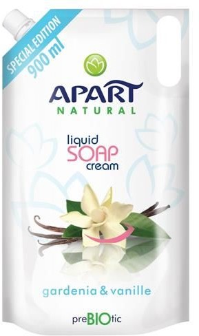 Apart Natural NATURAL_Prebiotic Refill kremowe mydło w płynie Gardenia & Vanille 900ml p-5900931019810