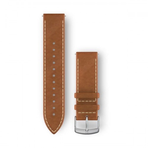 Garmin Pasek ze skóry włoskiej Vivoactive 3/Vivomove HR/Forerunner 645/Forerunner 245 - tan [010-12691-0A] 010-12691-0A