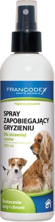 FRANCODEX FRANCODEX PL Spray przeciwko obgryzaniu przez szczeniaki i psy 200 ml (VAT003722)