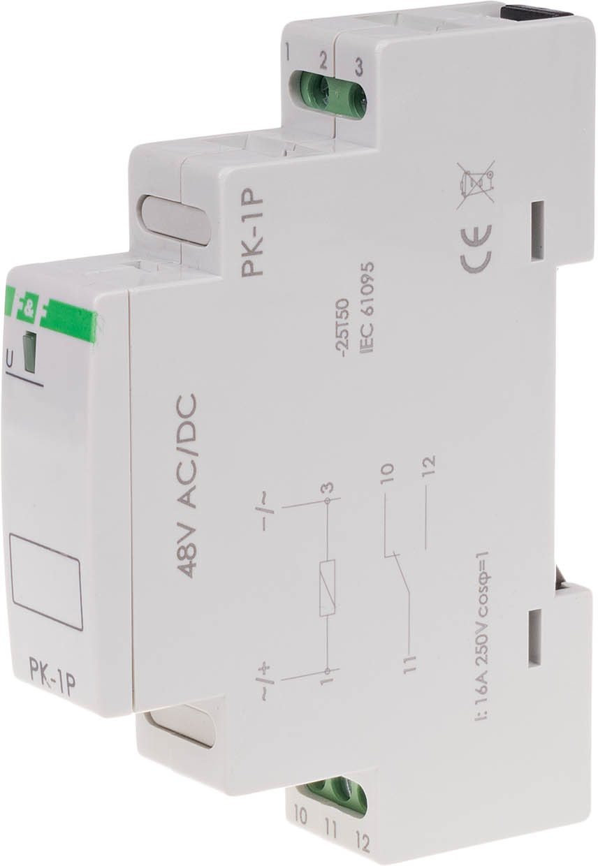 F&F Przekaźnik-elektromagnetyczny-PK-1P-48-V-PK-1P-48V PK-1P-48V