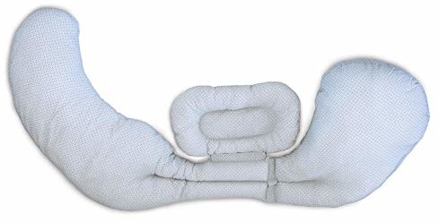 Chicco 08079923470000 BOPPY poduszka ciążowa poduszka dla kobiet w ciąży, 3-częściowa, MOD GEO, biała