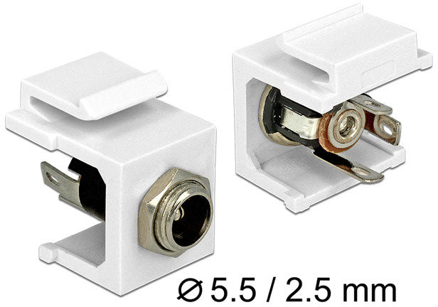 Delock Moduł Keystone gniazdo dc 86373