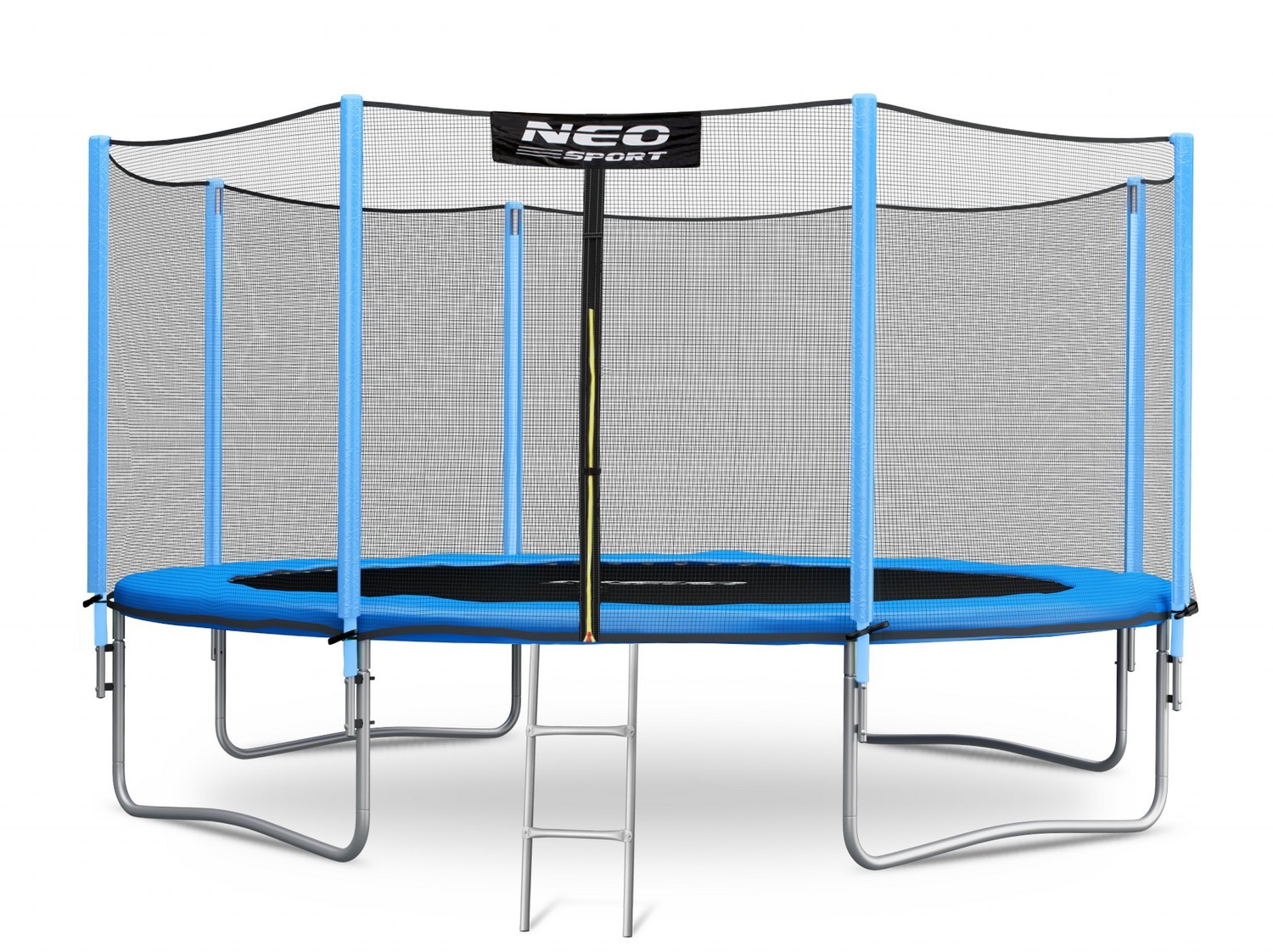 Neo-sport Trampolina ogrodowa 15ft/465cm z siatką zewnętrzną i drabinką