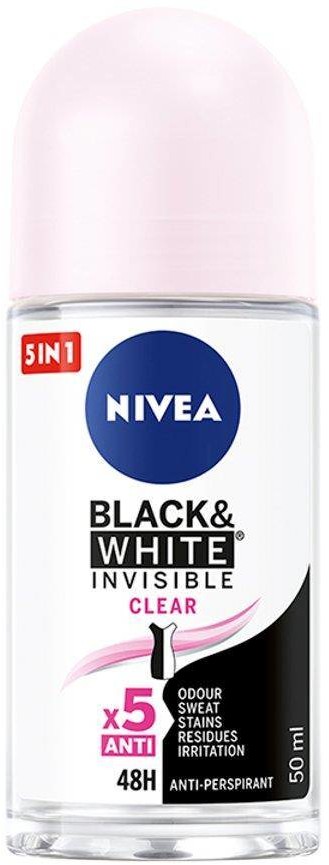 Nivea Black&White Invisible Clear antyperspirant w kulce 50ml 92479-uniw