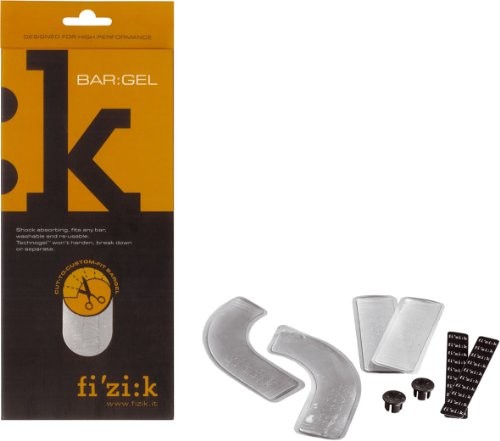 Fizik Siodełko rowerowe kierownica szerokopasmowy zestaw gelpads, przezroczysty (10431105)