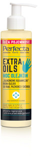 DAX Cosmetics Extra Oils Silikonowe rękawiczki krem-olejek do rąk paznokci i skórek 195 ml, 195 ml 5900525062826