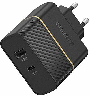 OtterBox OtterBox Szybka ładowarka z podwójnym portem UE 30 W - USB C 18 W PD + USB-A 12 W - czarna 78-52723