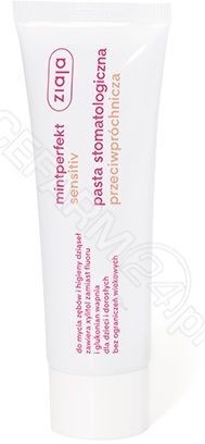 Ziaja mintperfekt sensitiv - pasta do zębów bez fluoru, przeciwpróchnicza 75 ml