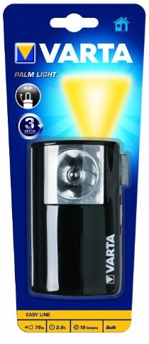 Varta Latarka z obudową metalową Palm Light 4,5 V 16645101401