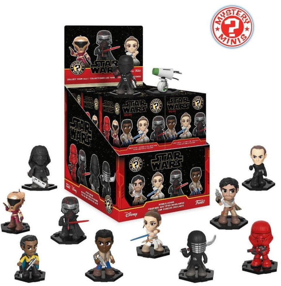 WEBHIDDENBRAND Figurka Star Wars IX Rise of the Skywalker losowy wybór Funko Mystery Minis)