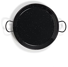 Vaello Campos La Valenciana patelnia do paeli ze stali szlachetnej, emaliowana, kolor czarny, czarny, 50 cm 250
