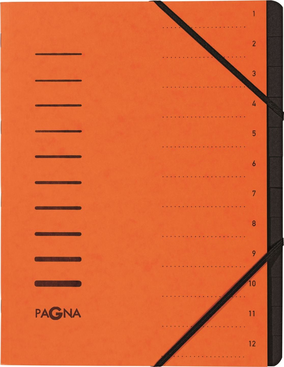 Pagna Teczka 12 Fächer 1-12 orange 40059-12